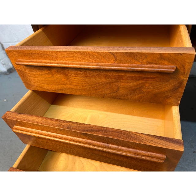 Mid-Century Danish Teak Desk by Arne Vodder for h.p Hansen For Sale - Image 13 of 17