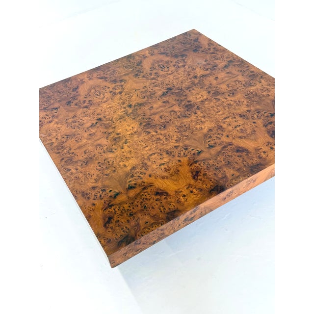 Wood Square Coffee Table in Root Wood by Turri, 1970s For Sale - Image 7 of 11