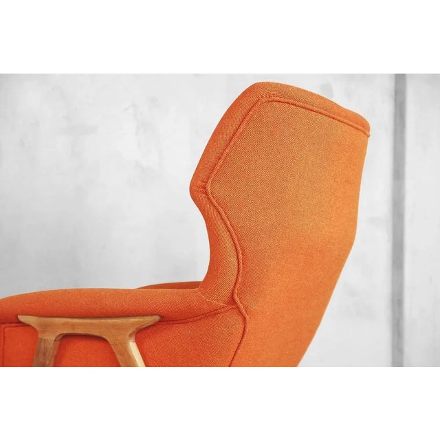 Mid-Century Elm Wing Master Chair by Thorbjörn Afdal for Bruksbo, 1960s For Sale - Image 11 of 18