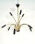 Mid-Century Italian 9-Arm Spider Pendant Light in Brass and Copper from Stilnovo, 1950s For Sale - Image 6 of 15