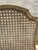French Vintage Cane Back Florals Chairs, a Pair For Sale - Image 3 of 10