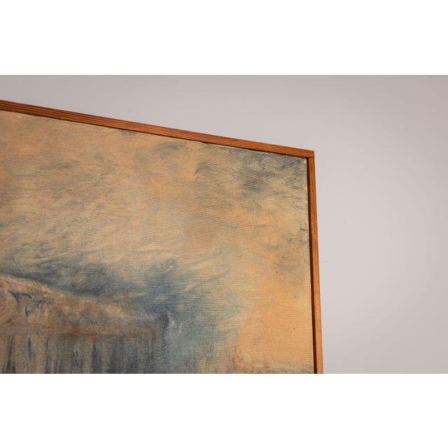 S. Martiny, Abstract Landscape, 1987, Watercolor For Sale - Image 6 of 10