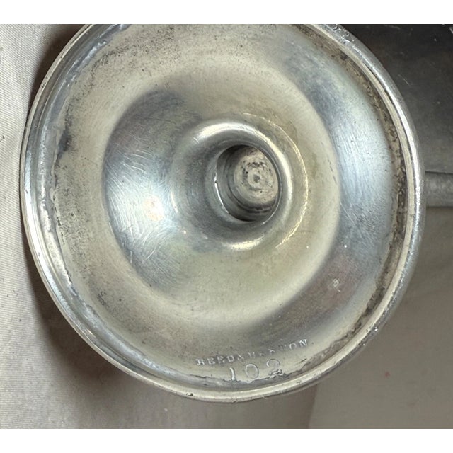 Antique St. B 1910 Reed and Barton Silverplate Three Handle Trophy Award For Sale - Image 9 of 9