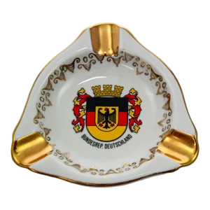 Vintage Made in Germany Souvenir Porcelain Ashtray Collectible Limited Edition
