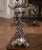 This elegant mid-century French Louis XV-style surtout de table, crafted circa 1950, makes a refined centerpiece for a...
