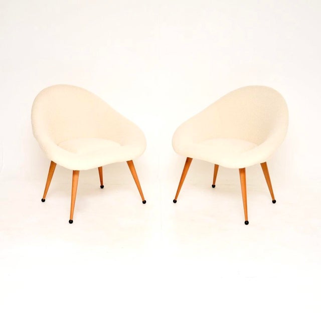 Vintage French Pod Armchairs, 1960s, Set of 2 For Sale - Image 11 of 11