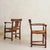 French Rush + Oak Armchair in the Manner of Charles Dudouyt, 1940s - 2 Available For Sale - Image 4 of 11