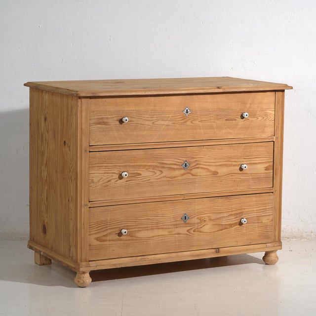 Antique Rustic Pine Chest of Drawers, 1900s For Sale - Image 13 of 13