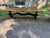 Late 20th Century Late 20th Century Pair of Vintage Rustic Style Trestle Base Benches For Sale - Image 5 of 17