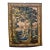 18th Century French Aubusson Verdure Tapestry a Fortress and Two Birds For Sale