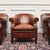Animal Skin English Sheepskin Leather Chairs, Set of 3 For Sale - Image 7 of 15