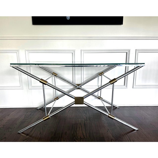1950s Rare Console Sofa Table by John Vesey For Sale - Image 5 of 12