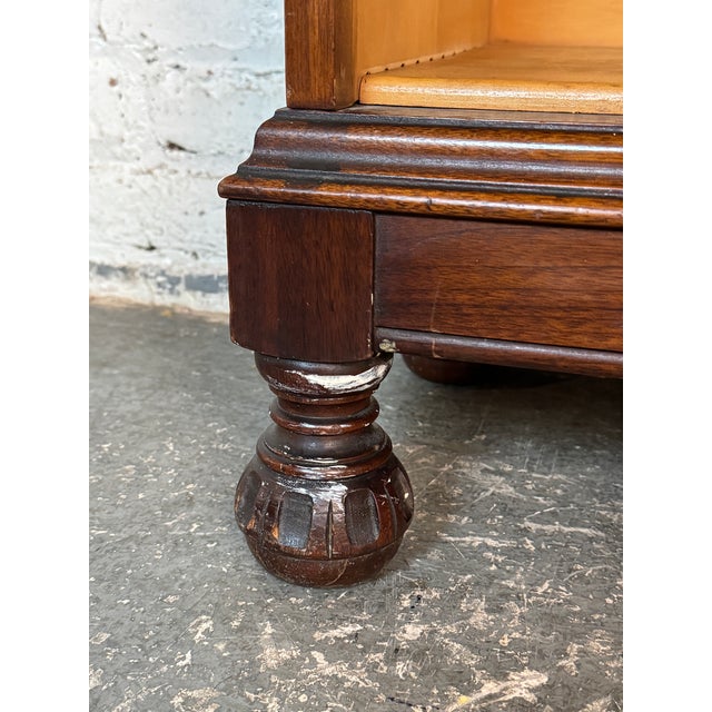 Antique Three Piece Macey Barrister Bookcase For Sale - Image 11 of 14