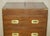 Military Campaign Hardwood Drinks Cabinet, 1920s For Sale - Image 4 of 18