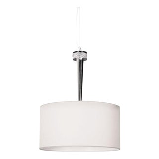 Diamond Hanging Lamp in Polished Chrome and Crystal by Aggiolight For Sale