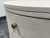 Kathy Kuo Beatrice Modern Classic Cream Painted Linen Oval Nightstand For Sale - Image 11 of 12