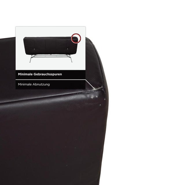 Smala 3-Seater Sofa in Brown Leather from Ligne Roset For Sale - Image 12 of 18