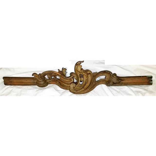 French 19th Century Rococo L. XV Andiron Center For Sale In West Palm - Image 6 of 7