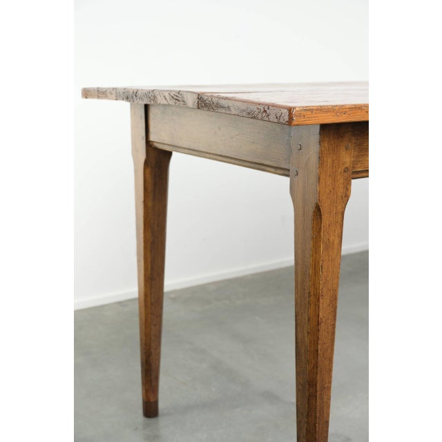 Large French Farmhouse Dining Table in Pine For Sale - Image 12 of 13