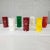 Folk Art Multi Color Molded Plastic or Acrylic Hand Vases Set of 7 For Sale - Image 13 of 13