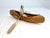 Antique Hand Carved Wood Canadian Inuit Eskimo Art Wood Sculpture Canoe Man For Sale In New York - Image 6 of 12