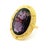 Vintage Italian Jumbo Amethyst Cocktail Ring in 14k Gold, 20 Carats, Size 7.75 For Sale - Image 11 of 13