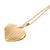 Vintage 14k Yellow Gold Heart Locket Necklace For Sale - Image 4 of 7