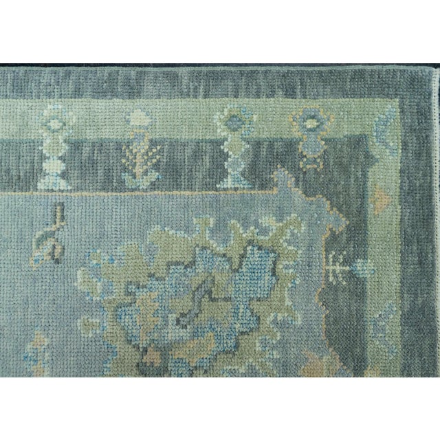 Turkish Oushak Rug 9'11" x 10'1" #19175 For Sale - Image 4 of 8