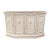 Vintage Coastal Faux Bamboo Credenza With Driftwood Style Top For Sale