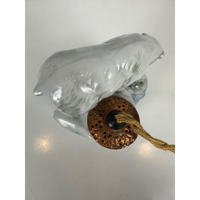 Art Deco Polar Bears Lamp, 1930s For Sale - Image 10 of 17