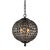 Bring elevated sophistication into your home with this stunning smoke crystal chandelier featuring a pearl black finish...