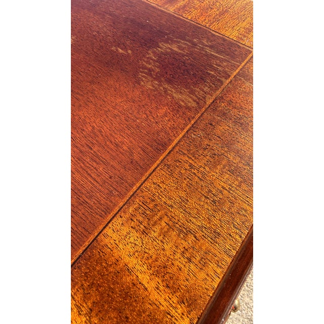 Vintage Councill Craftsmen Queen Anne Mahogany Banded Side Tables – Pair For Sale - Image 15 of 17