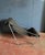Vintage chaise longue in chromed steel and black leather, designed by Costantino Corsini and Giorgio Wiskemann for Cinova...