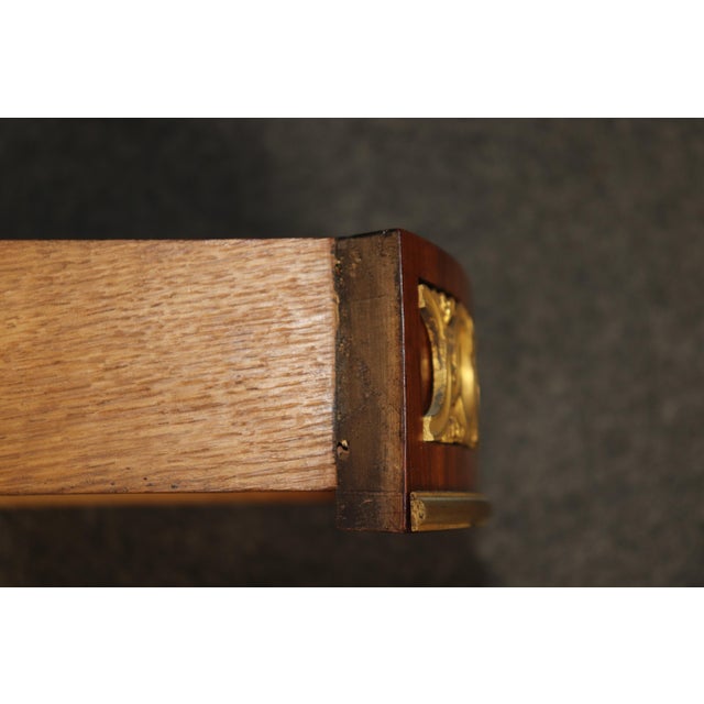 Superb Gold Dore' Bronze Ormolu Louis XV Marquetry Occasional or Tea Table For Sale - Image 10 of 11