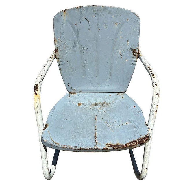Mid-Century Springer Patio Outdoor Lounge Chair, Pair For Sale - Image 4 of 8