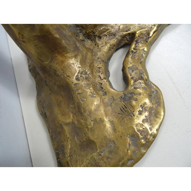 Gold Bronze & Glass Console Table by Lothar Klute For Sale - Image 8 of 12