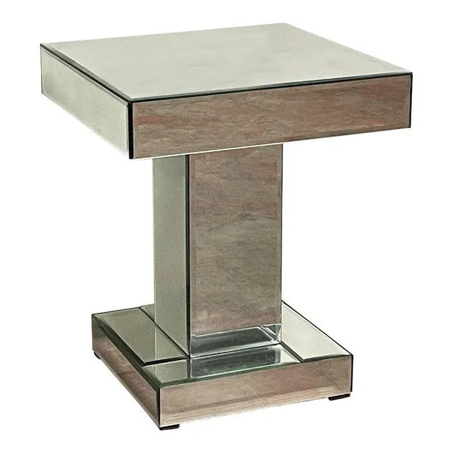 Vintage Mirrored Coffee Table For Sale - Image 4 of 5