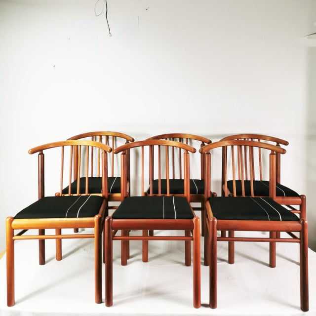Mid-Century Teak Chairs, Denmark, 1970s, Set of 6 For Sale - Image 18 of 18