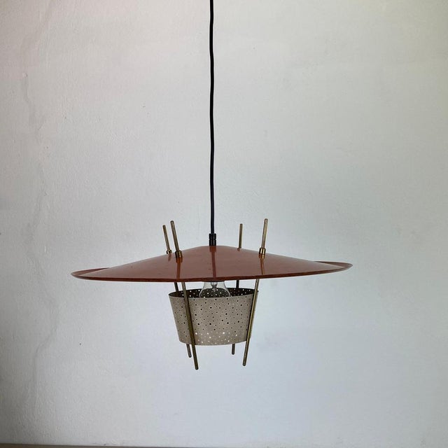 Modernist Hanging Light attributed to Ernest Igl for Hillebrand, Germany, 1960s For Sale - Image 12 of 18