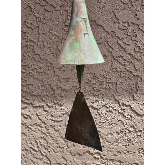 Late 20th Century Paolo Soleri-Cosanti Original Bronze Wind Chime For Sale - Image 9 of 10