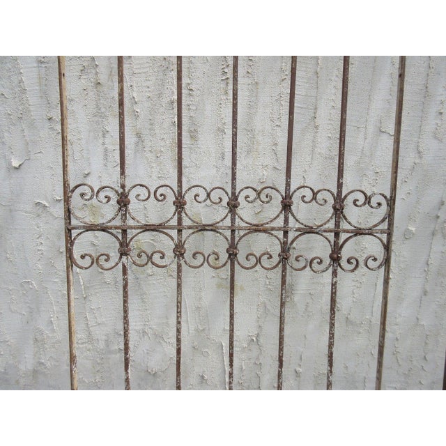 Antique Victorian Iron Gate # 331 For Sale - Image 4 of 7