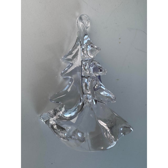 Contemporary Hand Blown Christmas Tree Ornament by Simon Pearce For Sale - Image 3 of 5