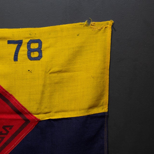 Mid 20th Century Vintage Cub Scouts Flag Troop, Norwell, Mass c.1940 For Sale - Image 5 of 7