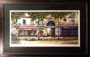 2000s "La Vieille Provence" Thomas Pradzynski Print, Framed