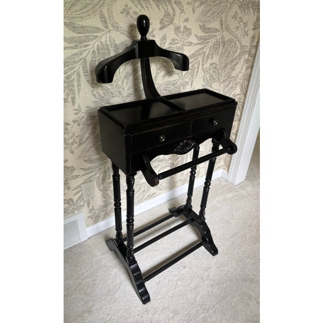 English Butler Petrov Valet, Black For Sale - Image 3 of 5