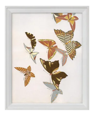 Kono Butterflies 10, Framed Artwork