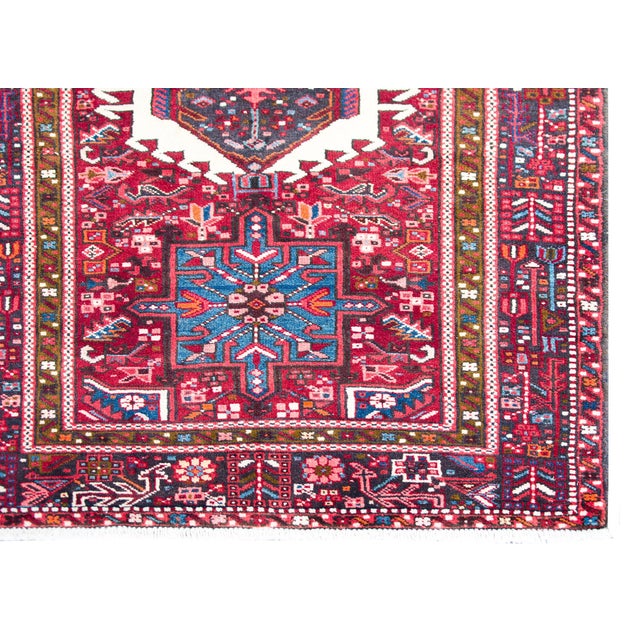 Early 20th Century Persian Heriz Runner For Sale - Image 4 of 16