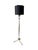 Gold Vintage Floor Lamp in Wrought Iron and Gilt from Maison Ramsay, 1940 For Sale - Image 8 of 8