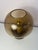 Brown Mushroom Lamp with Glass Inclusion from Süssmuth Leuchten, 1970s For Sale - Image 5 of 11
