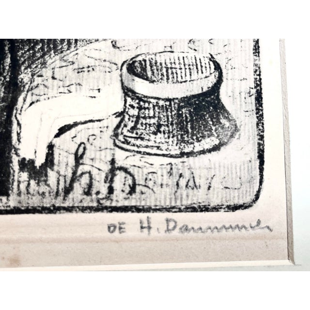 Antique Honoré Daumier Signed Limited Edition Lithograph "Le Gens De Justice" For Sale In New York - Image 6 of 6